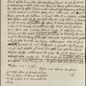 a page of handwritten text