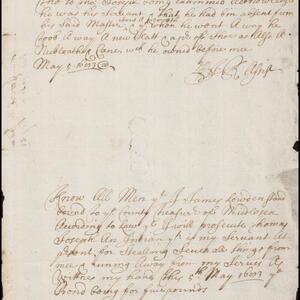 a page of handwritten text