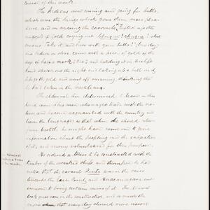 a page of handwritten text
