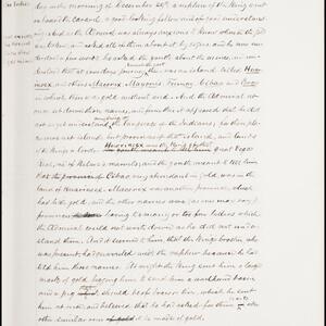 a page of handwritten text