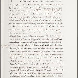 a page of handwritten text
