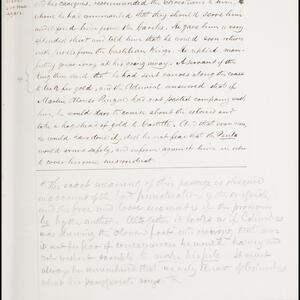 a page of handwritten text