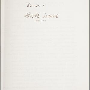 a page of handwritten text