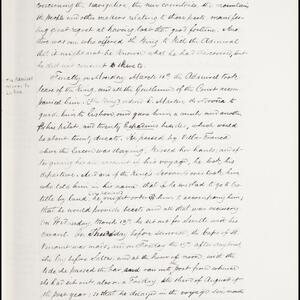 a page of handwritten text