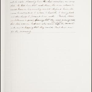 a page of handwritten text
