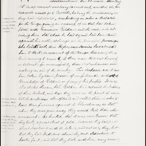 a page of handwritten text