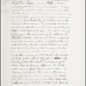 a page of handwritten text