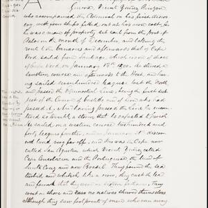 a page of handwritten text