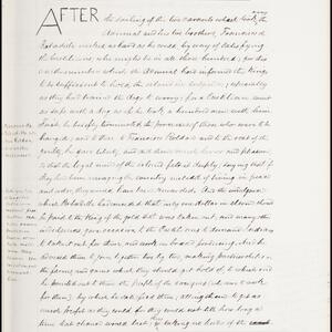 a page of handwritten text