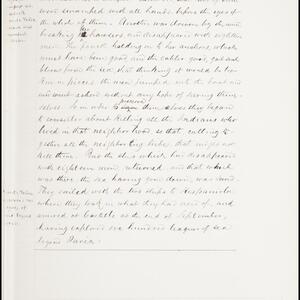 a page of handwritten text