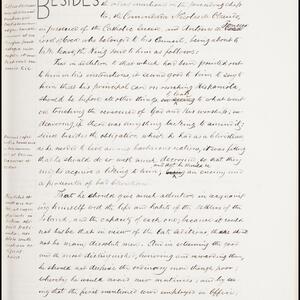 a page of handwritten text