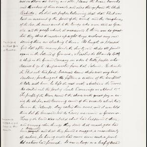 a page of handwritten text