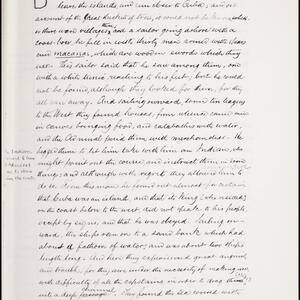 a page of handwritten text