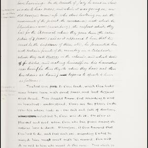 a page of handwritten text