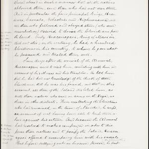 a page of handwritten text