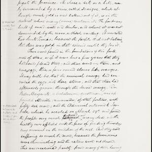 a page of handwritten text