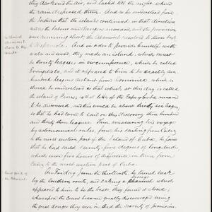 a page of handwritten text