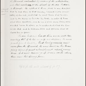 a page of handwritten text