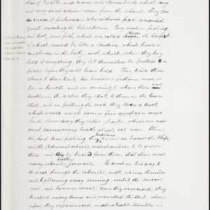a page of handwritten text