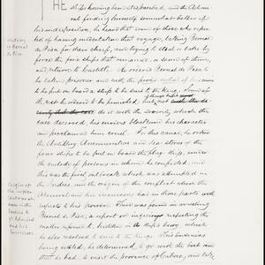 a page of handwritten text