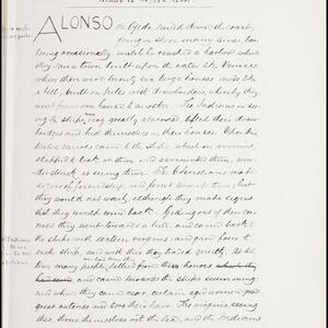 a page of handwritten text