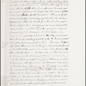 a page of handwritten text