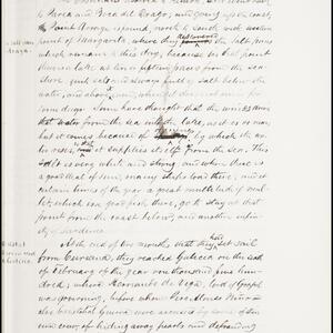 a page of handwritten text
