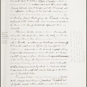 a page of handwritten text