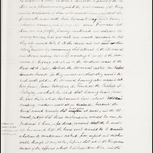 a page of handwritten text