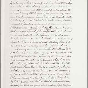 a page of handwritten text