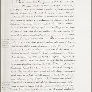 a page of handwritten text