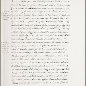 a page of handwritten text