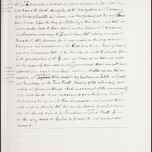 a page of handwritten text