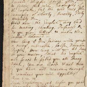 a page of handwritten text