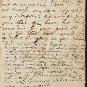 a page of handwritten text