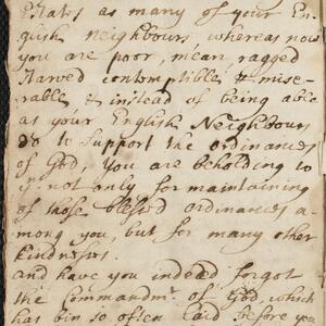 a page of handwritten text