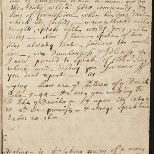 a page of handwritten text