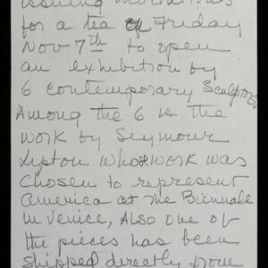 a page of handwritten text