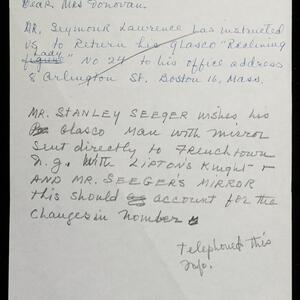 a page of handwritten text