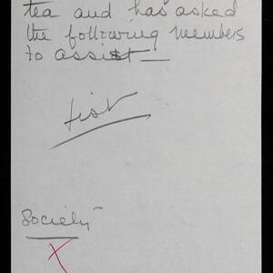 a page of handwritten text