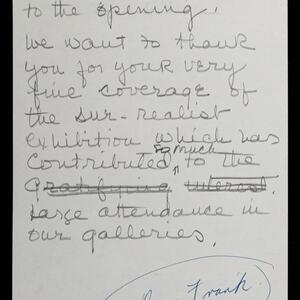 a page of handwritten text