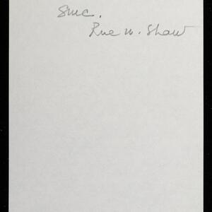 a page of handwritten text