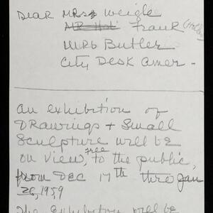 a page of handwritten text