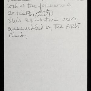 a page of handwritten text