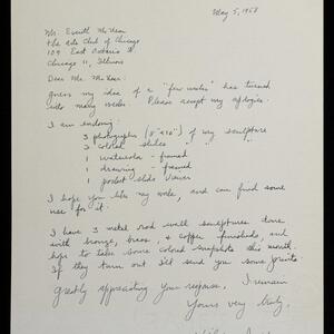 a page of handwritten text