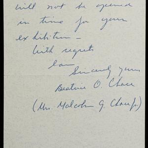 a page of handwritten text