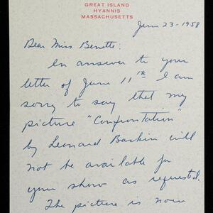 a page of handwritten text