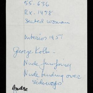 a page of handwritten text
