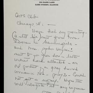 a page of handwritten text