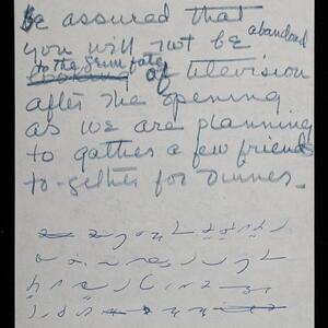 a page of handwritten text